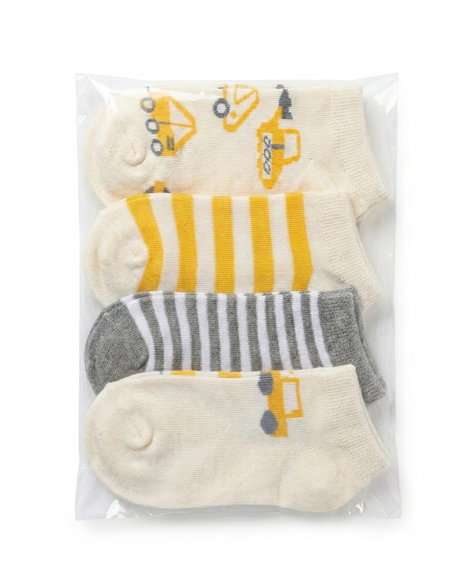 Kids Socket Socks Pack 4pcs