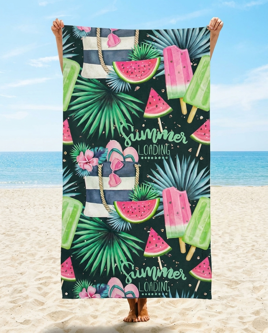 Kids Printed Sea Towel