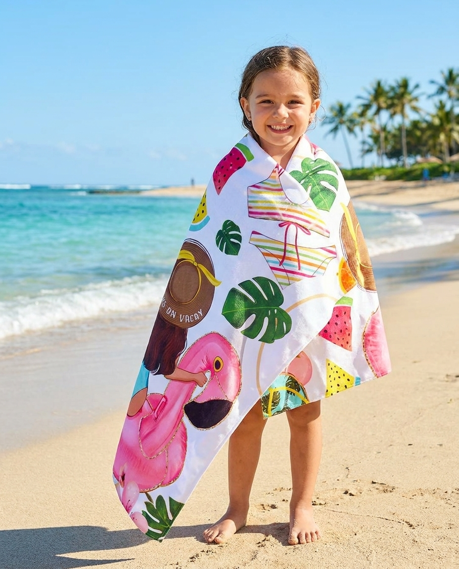 Kids Printed Sea Towel