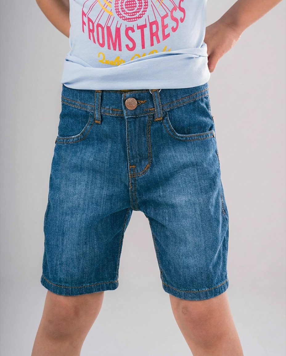 Boys Jeans Shorts 5 Pockets