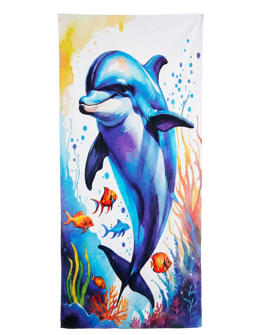 Kids Printed Sea Towel