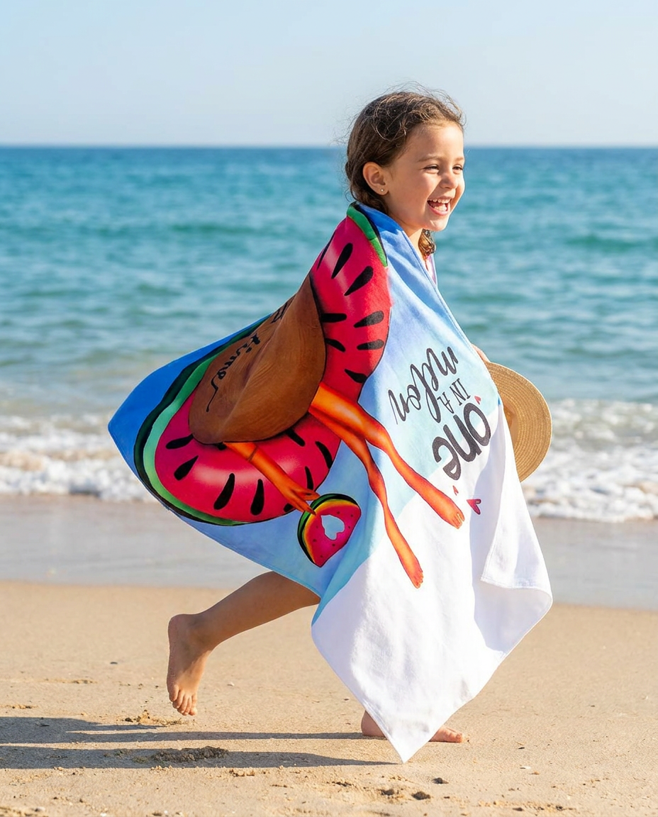 Kids Printed Sea Towel