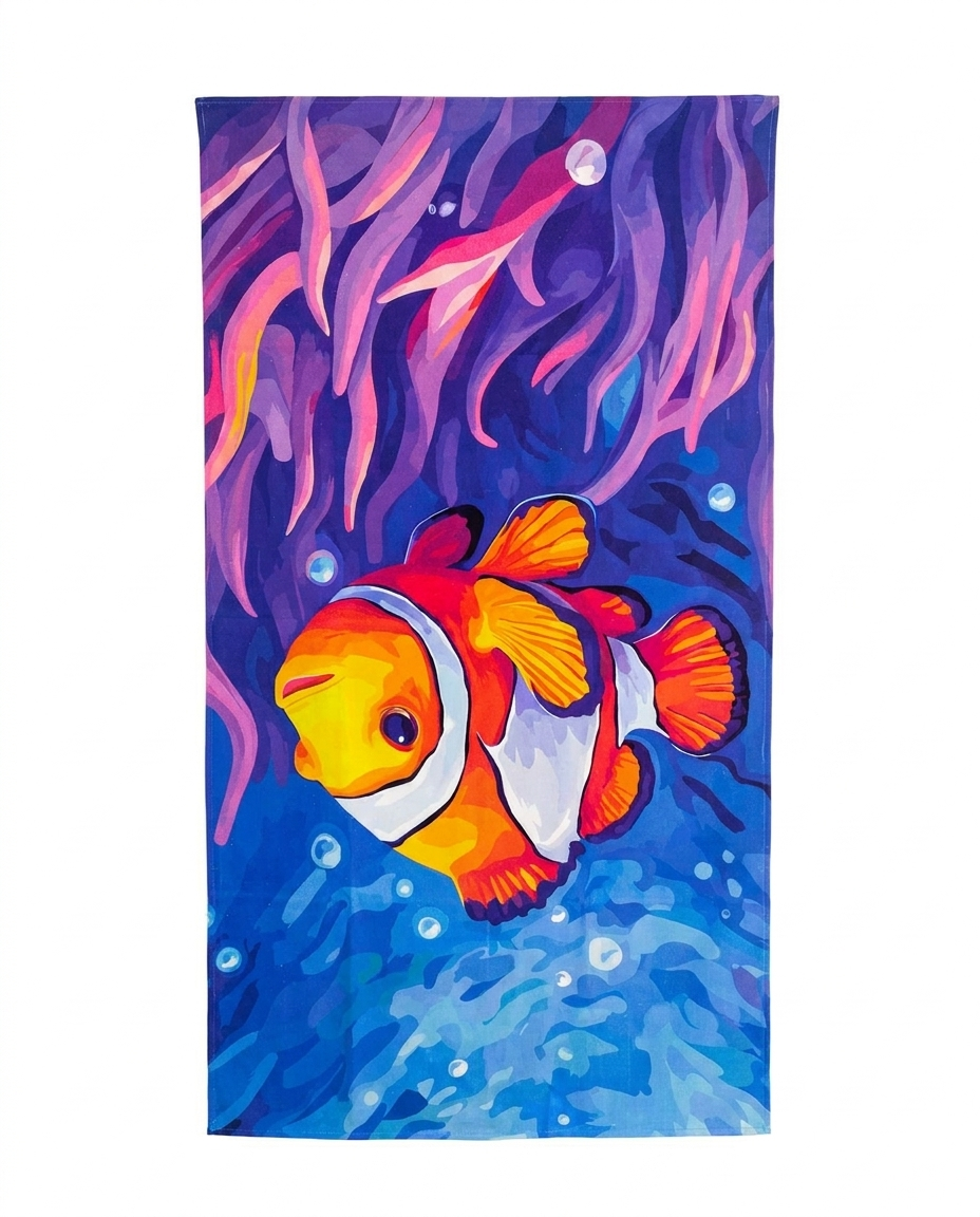 Kids Printed Sea Towel