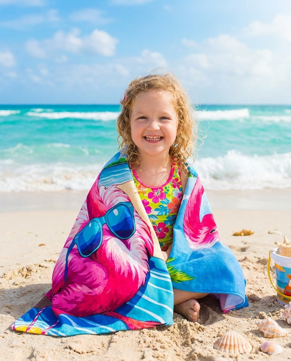 Kids Printed Sea Towel