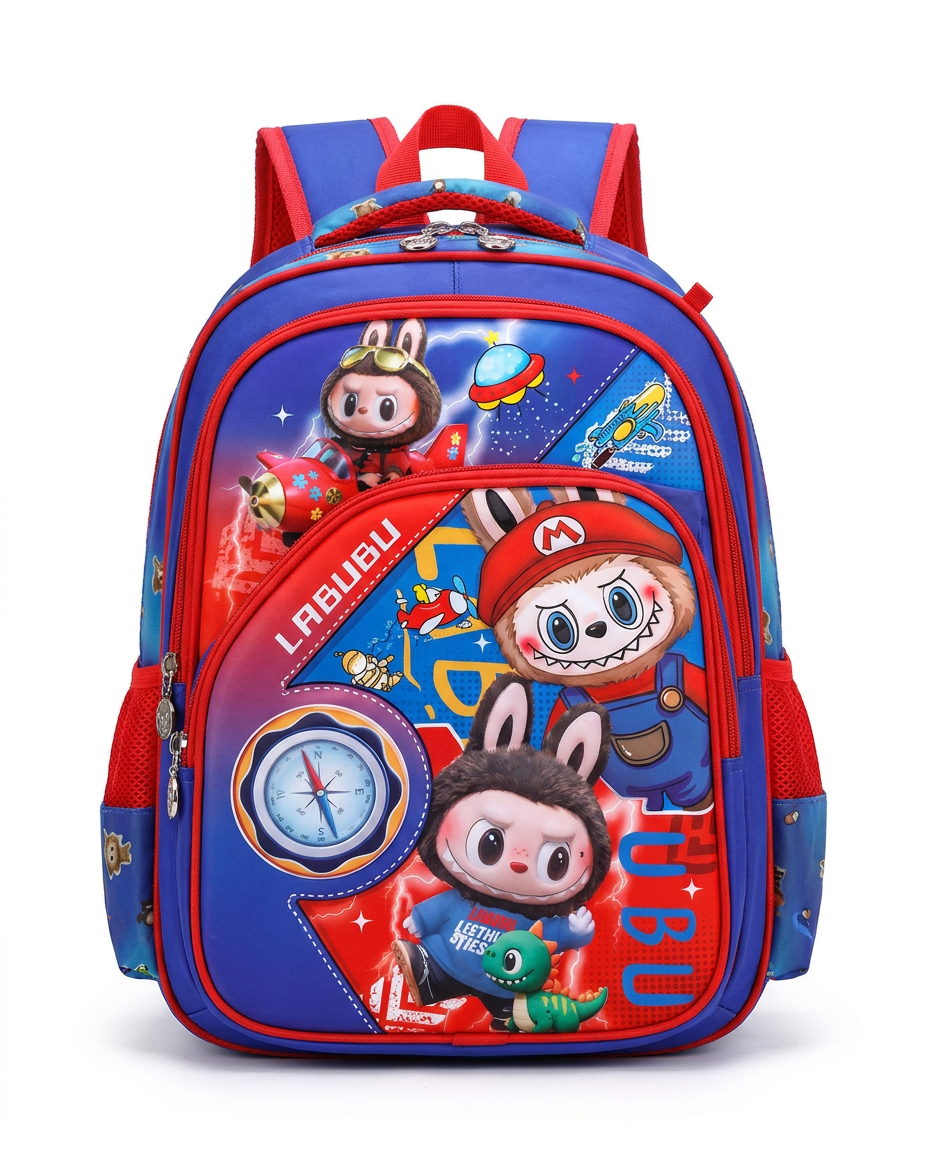 Cartoon School Backpack Set