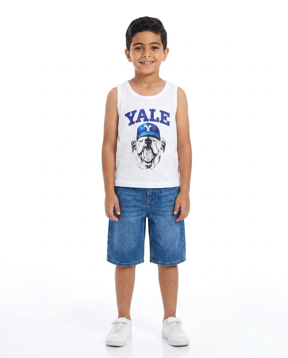 Boys Printed Cut T-shirt