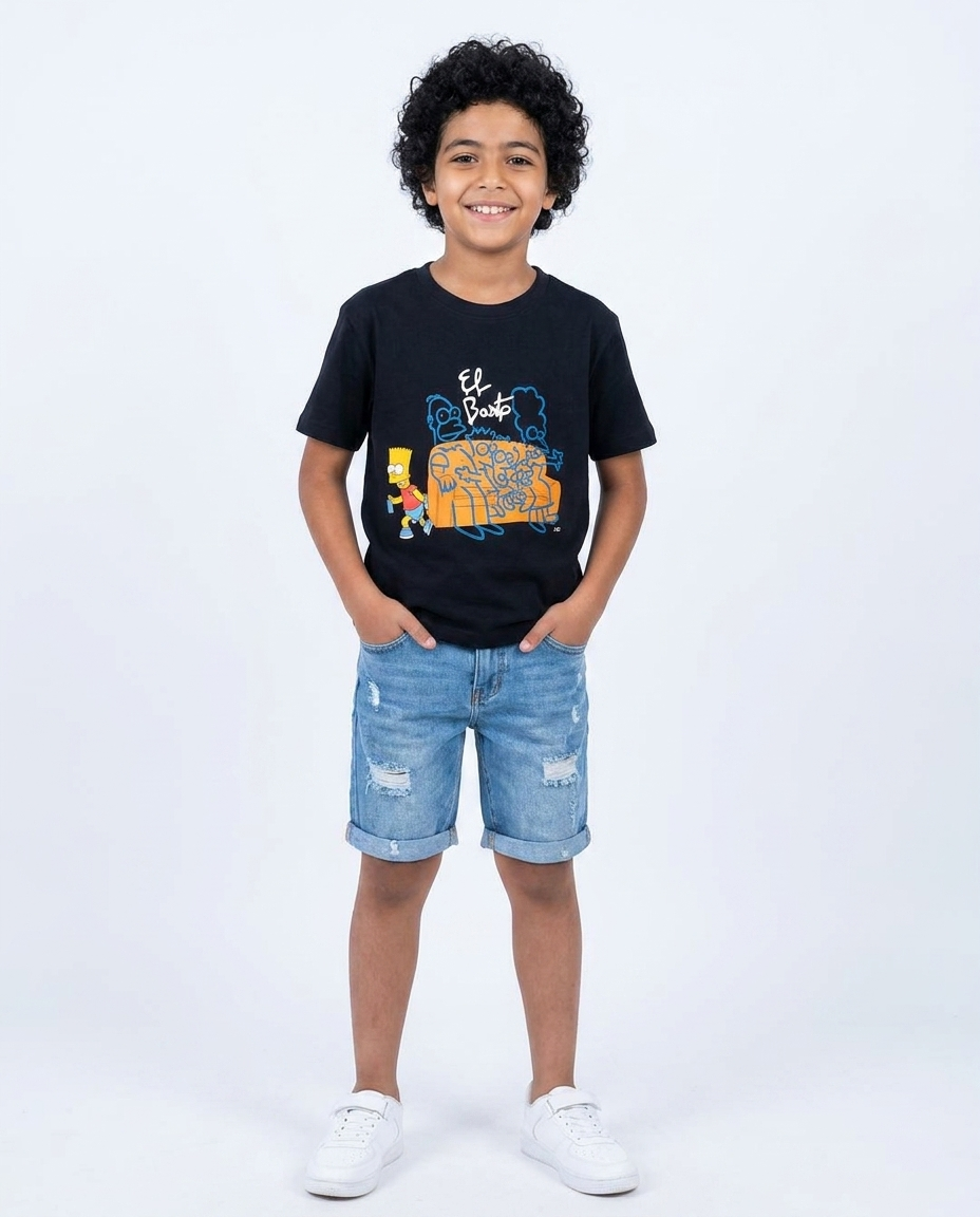 Boys Printed Half Sleeves T-shirt