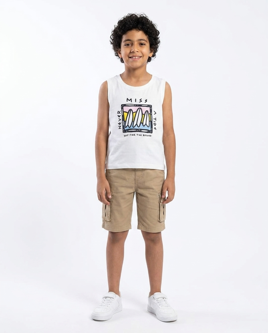 Boys Printed Never Cut T-shirt