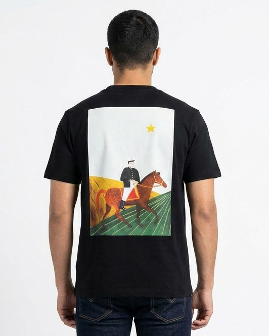 Men Printed Half Sleeves T-Shirt