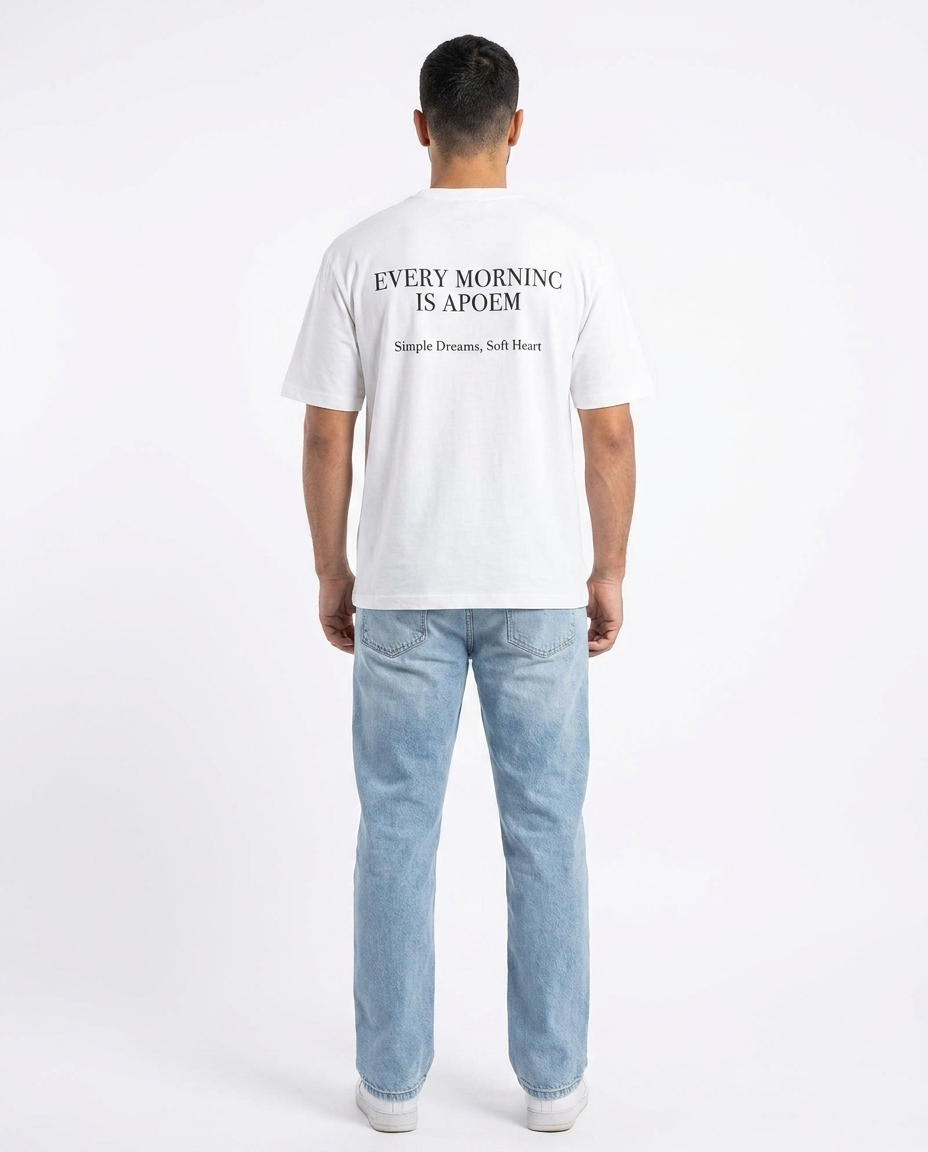 Men Printed Good Enough Days Half Sleeves T-shirt