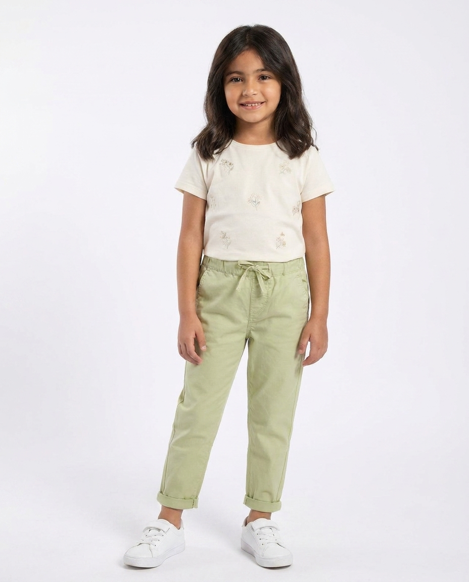 Girls Gabardine Pant
