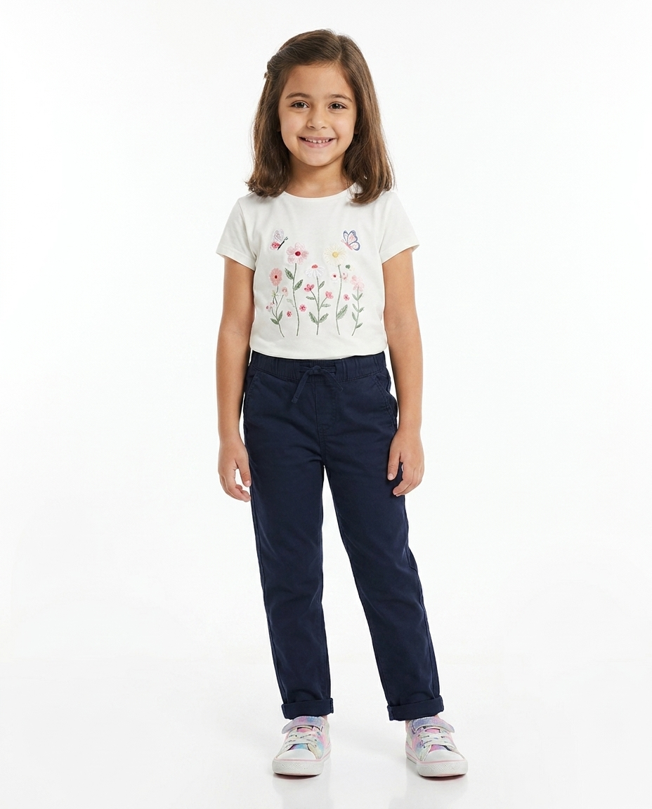 Girls Gabardine Pant