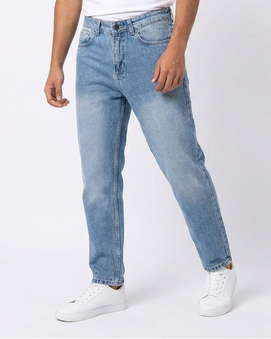 Men Jeans Pant Loose Fit W/5 Pockets