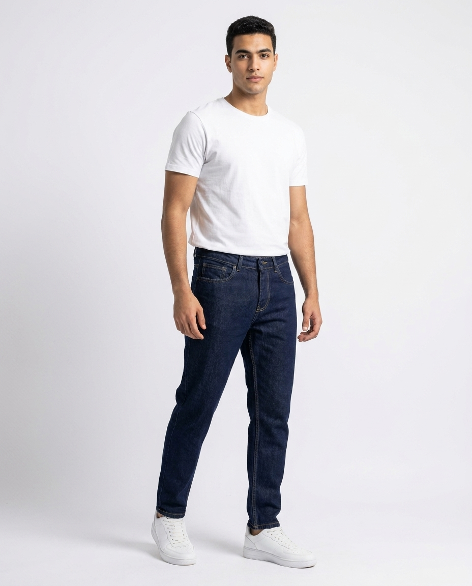 Men Jeans Pant Loose Fit W/5 Pockets