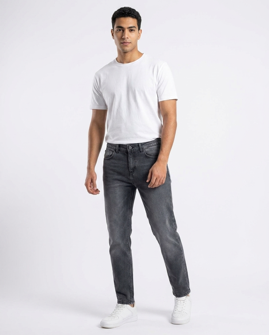 Men Jeans Pant Loose Fit W/5 Pockets