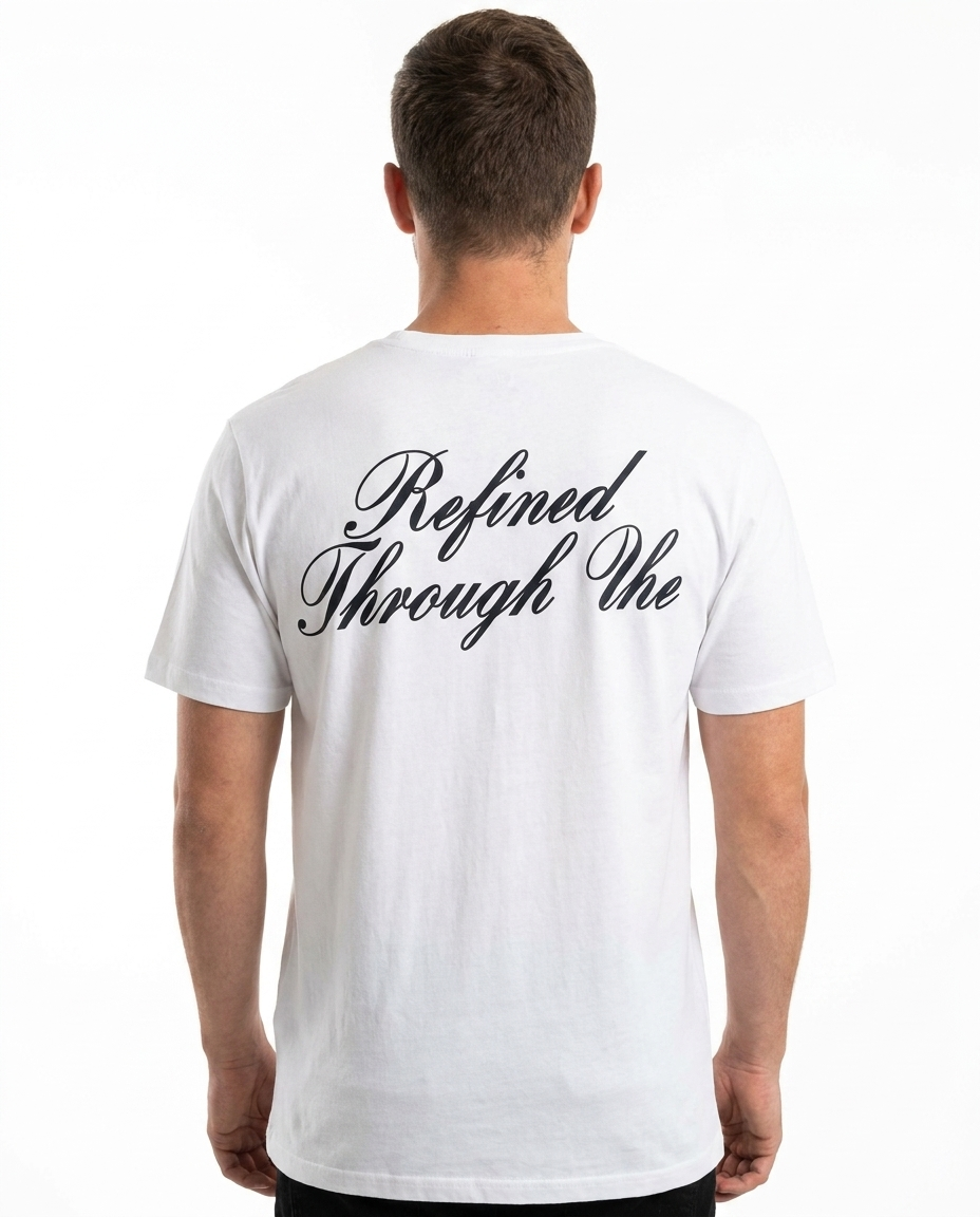 Men Printed Ref Fined Half Sleeves T-shirt