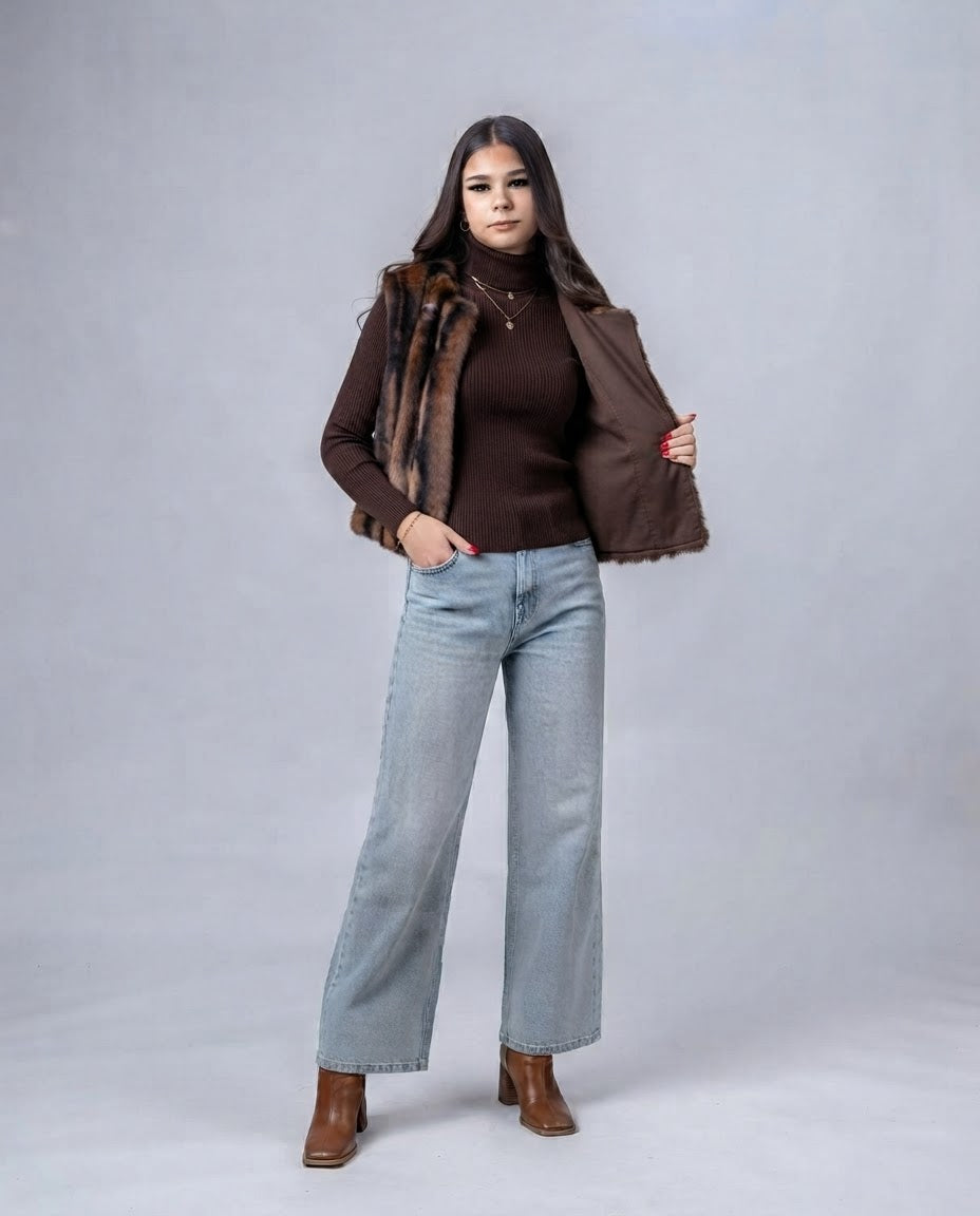 Women Fur Vest