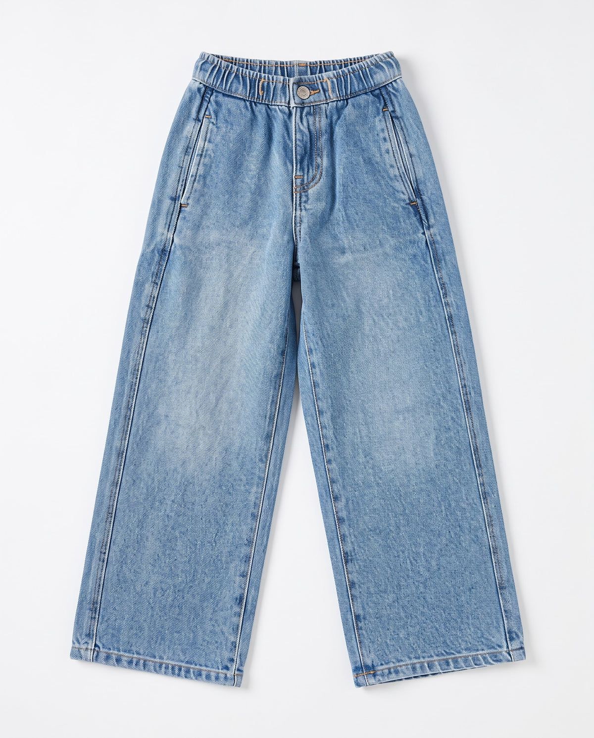 Girls Jeans Pant Wide Leg Fit