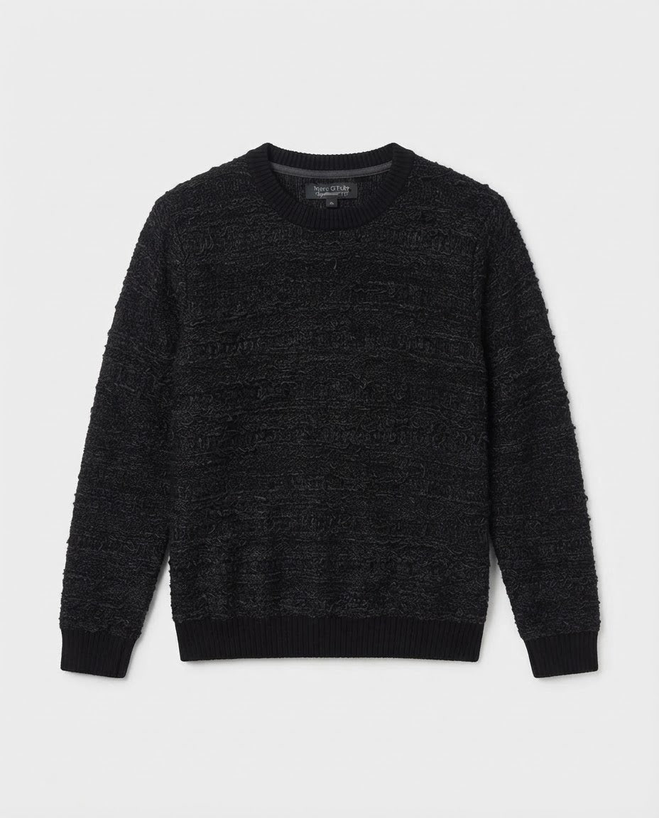 Men Plain Round Neck Sweatshirt