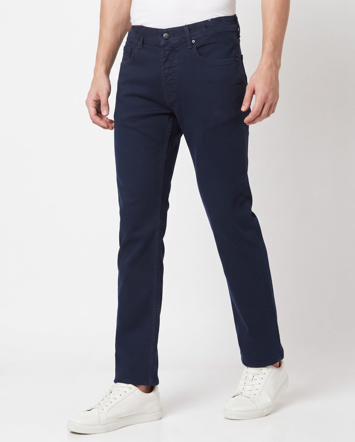 Men Gabardine Pant Loose Fit W/5 Pocket