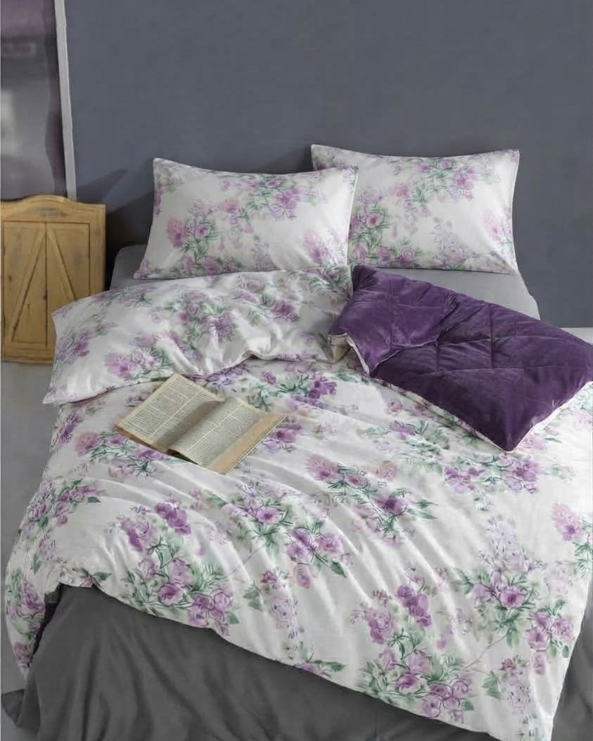 Quilt Double Face Set W/2 Pillow Case