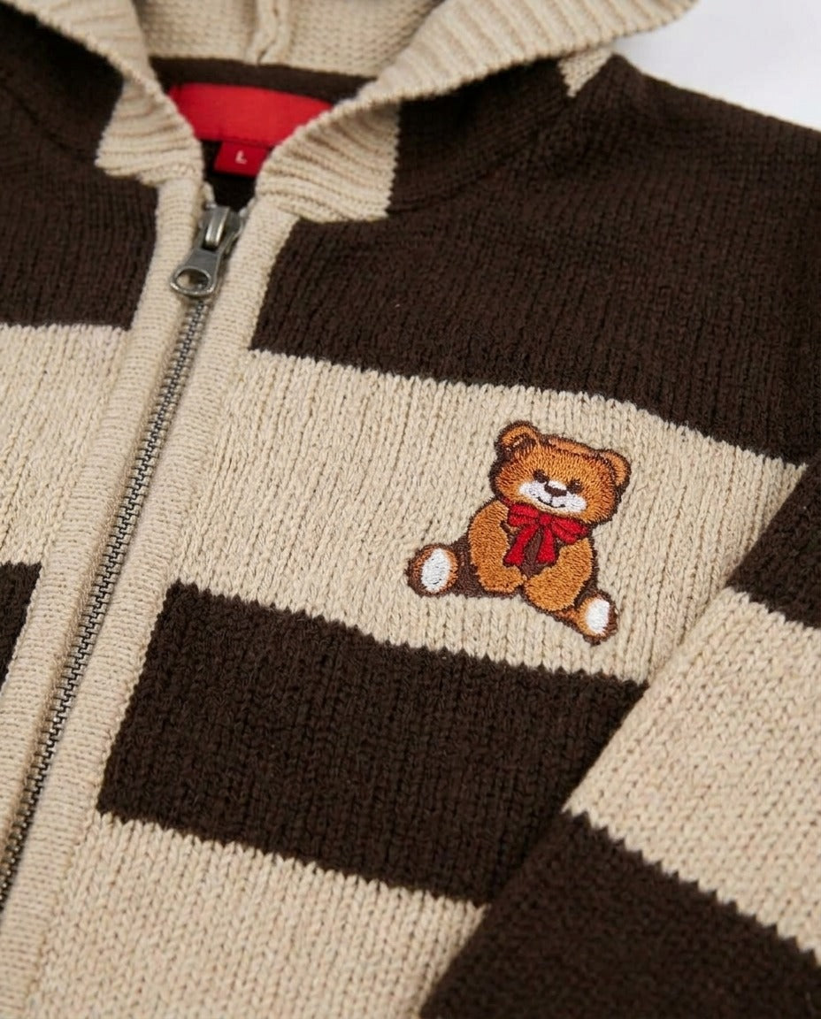Girls Stripped Hoodie Pullover G09