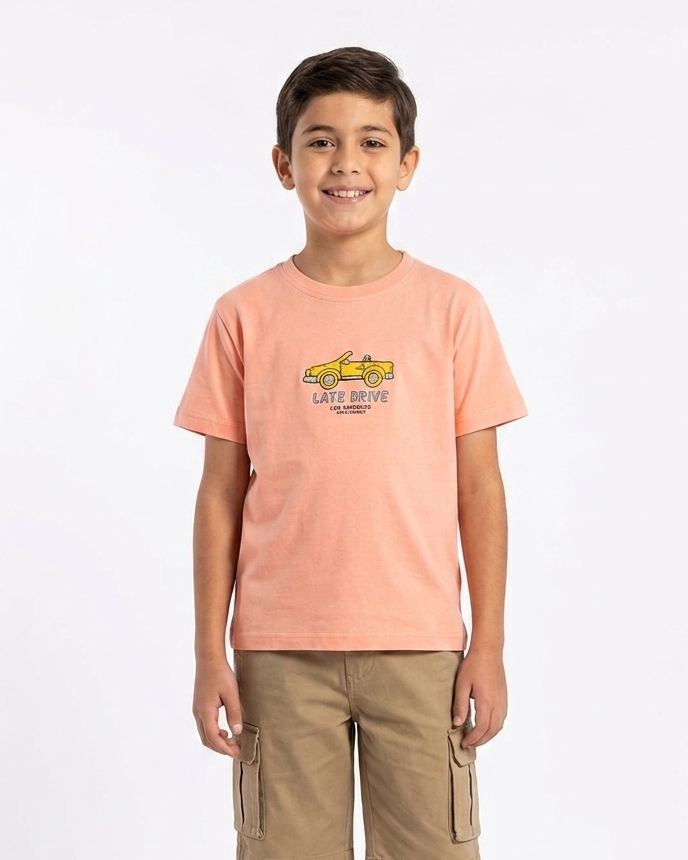 Boys Printed Half Sleeves T-shirt