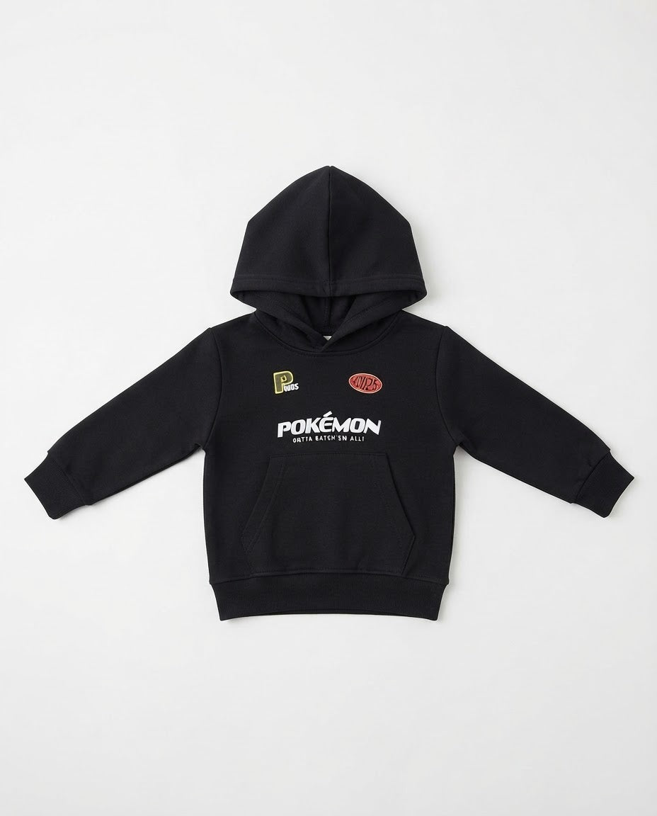 Boys Hodded Printed Pokemon Sweatshirt