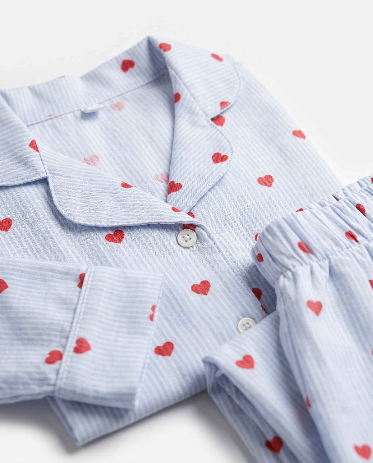 Girls Printed Pyjama W/Buttons