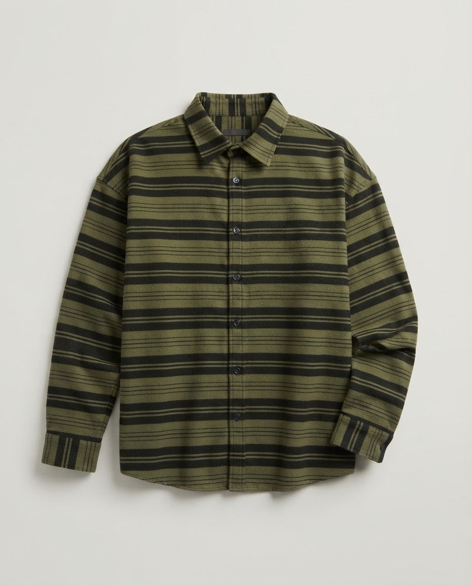 Men Plaid Long Sleeves Over Shirt