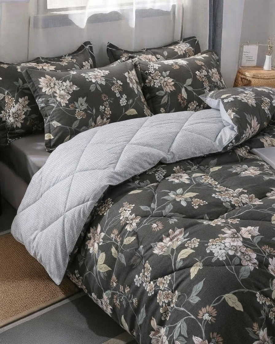 Quilt Double Face Set W/2 Pillow Case