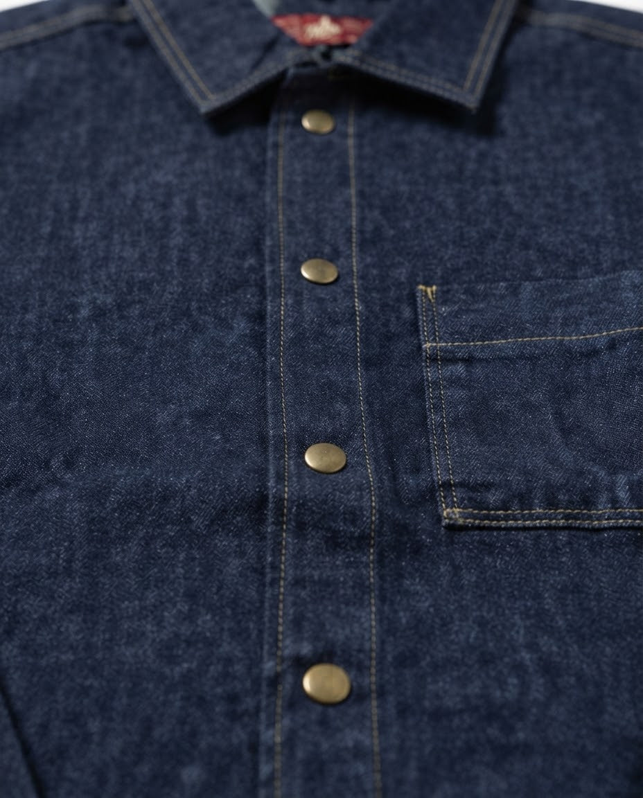 Men Jeans Jacket W/2Pocket