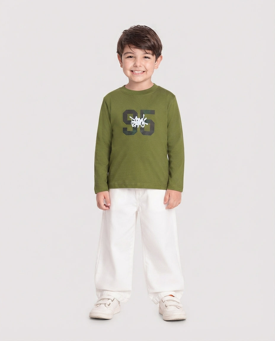 Boys Printed Long Sleeves T-shirt
