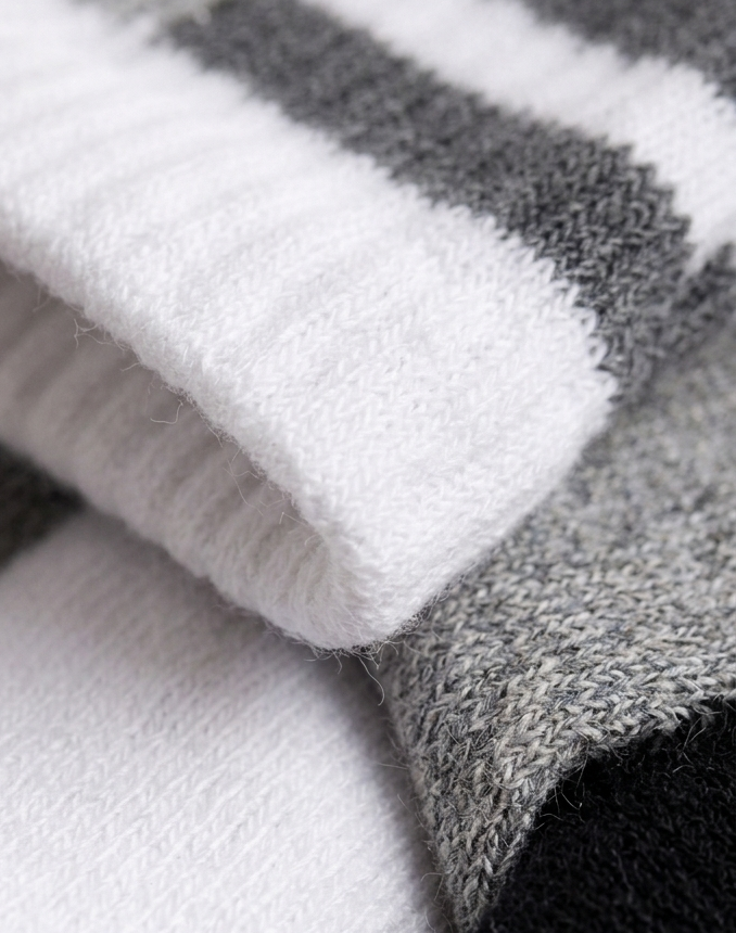 Men Cotton Stripped Socks Pack3