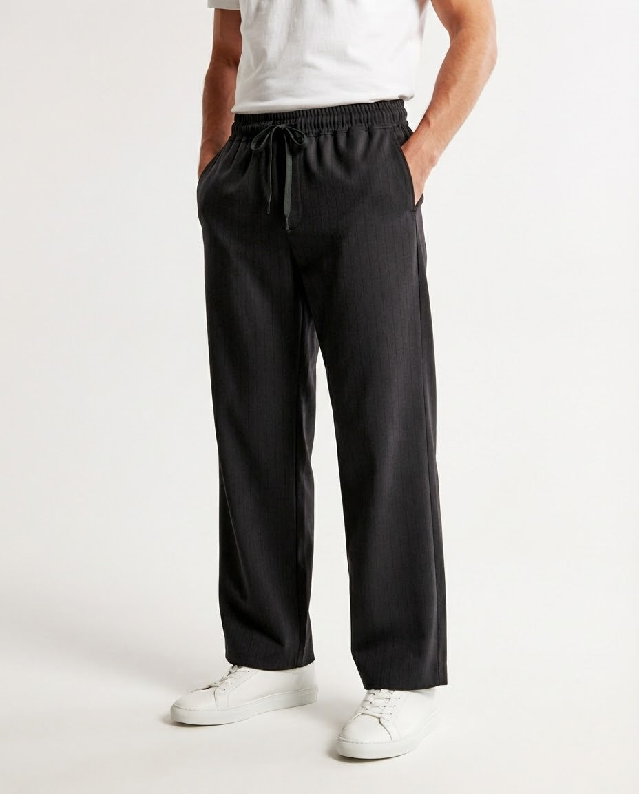 Men Plain Wide Leg Pant