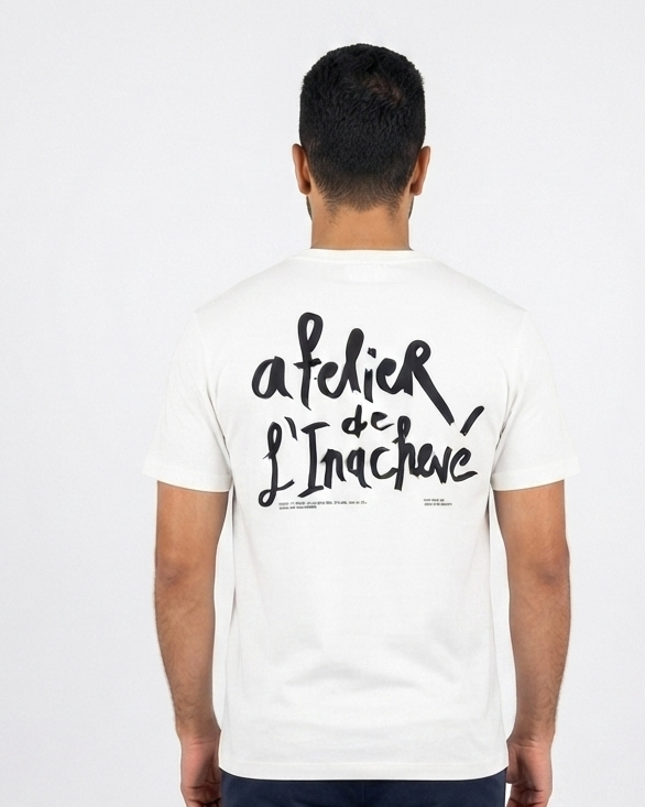 Men Printed Between Half Sleeves T-shirt