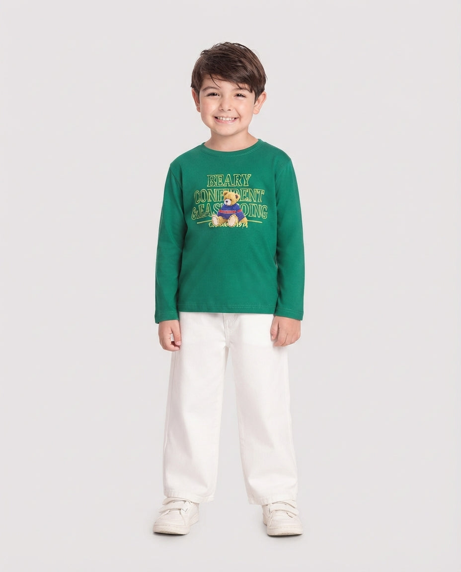 Boys Printed Long Sleeves T-shirt