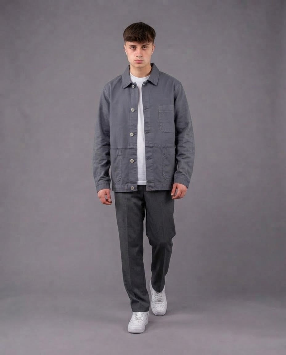 Men Gabardine Jacket W/3Pocket