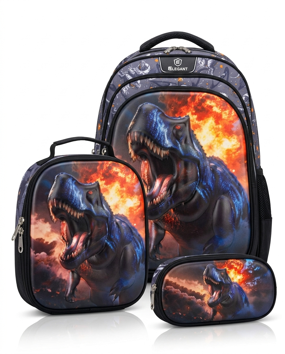 School Backpack 3Pc